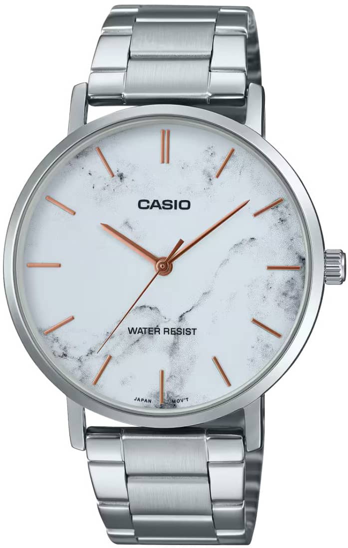 Мъжки аналогов часовник Casio - Casio Collection - MTP-VT01DM-7AUDF