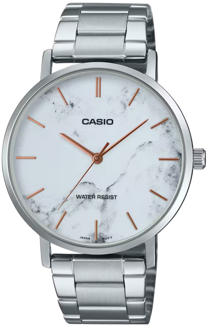 Мъжки аналогов часовник Casio - Casio Collection - MTP-VT01DM-7AUDF