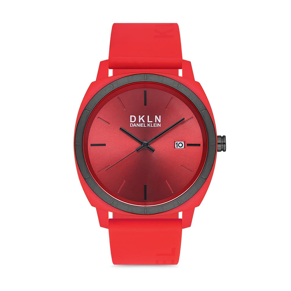 Daniel Klein Dkln - Ceas Barbatesc Quartz Rosu DK.1.12650.7