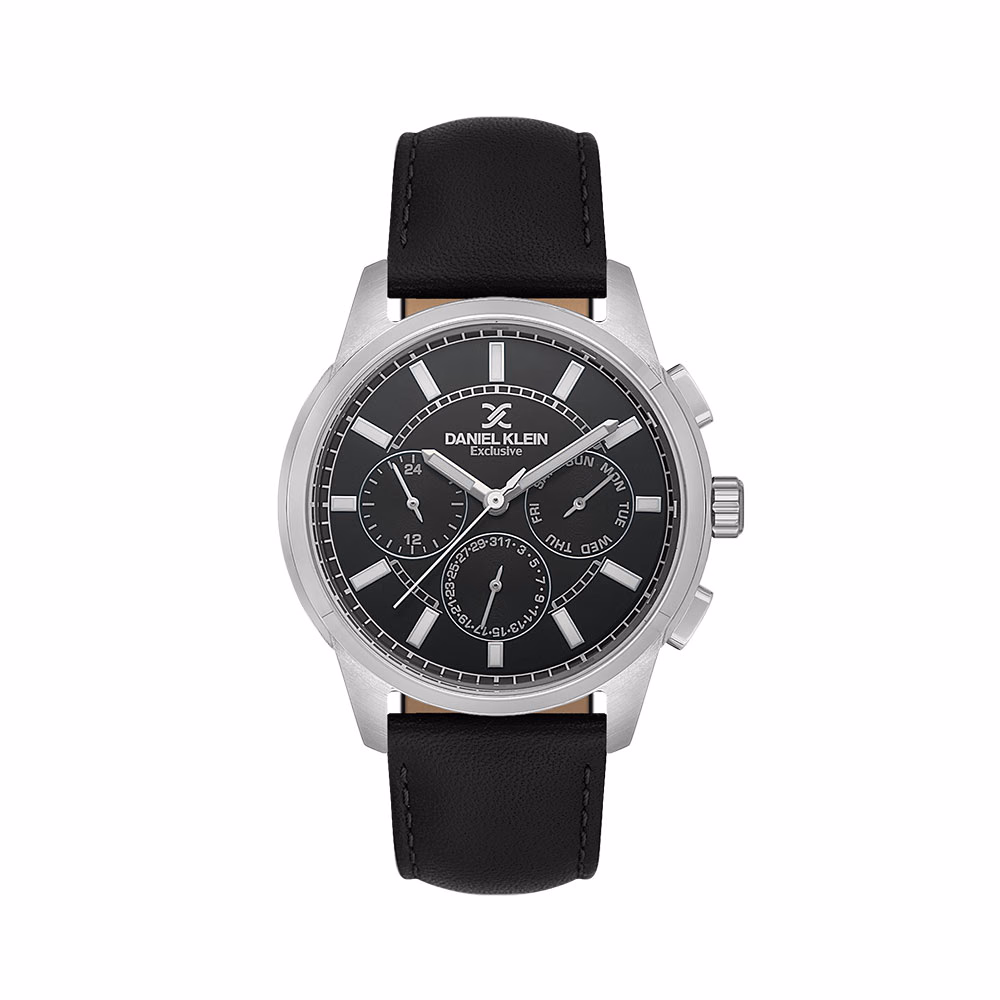 Daniel Klein Exclusive - Ceas Barbatesc Quartz Negru DK.1.14209.2