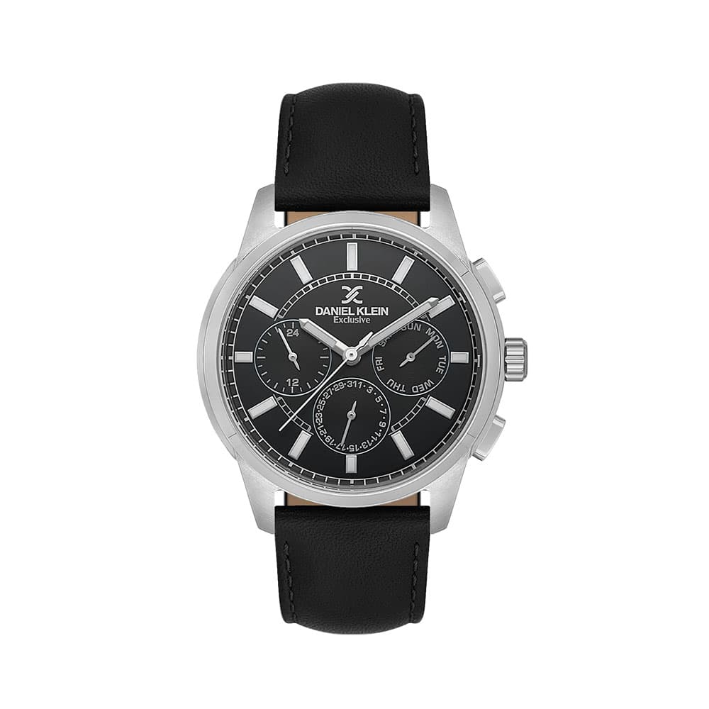 Daniel Klein Exclusive - Ceas Barbatesc Quartz Negru DK.1.14209.2