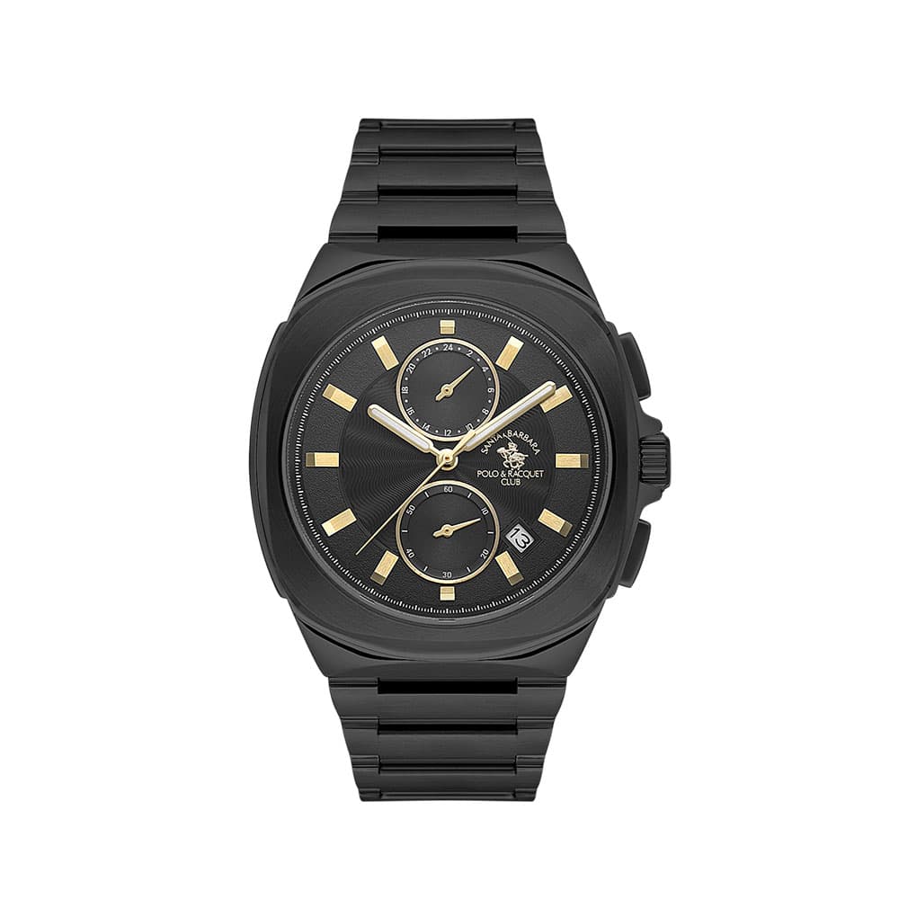 Santa Barbara Polo Luxury - Ceas Barbatesc Quartz Negru SB.1.10610.5