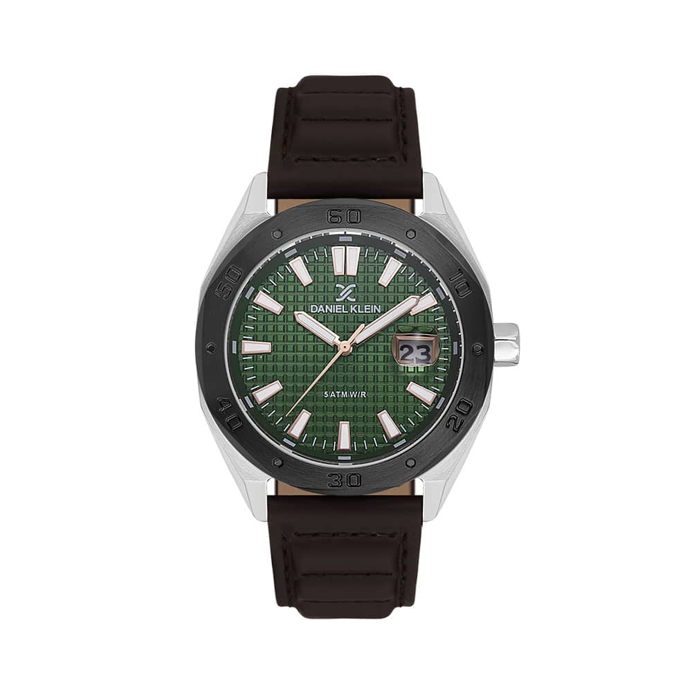 Daniel Klein Premium - Ceas Barbatesc Quartz Cafeniu DK.1.14077.3