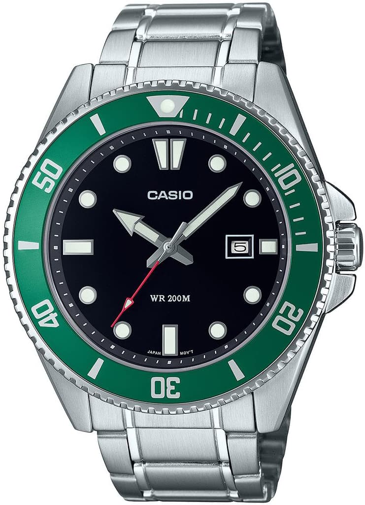 Мъжки аналогов часовник Casio Diving - MDV-107D-3AVEF