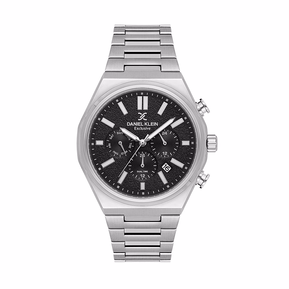 Daniel Klein Exclusive - Ceas Barbatesc Quartz Argintiu DK.1.14236-2