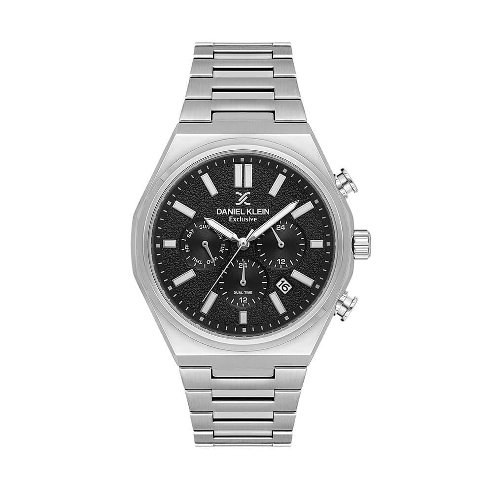 Daniel Klein Exclusive - Ceas Barbatesc Quartz Argintiu DK.1.14236-2