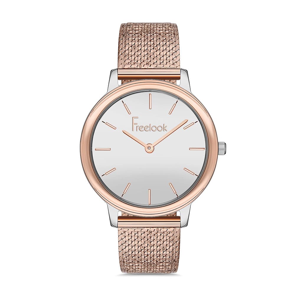 Freelook Eiffel - Ceas Dama Quartz Auriu Rose FL.1.10143.6