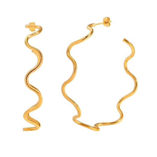 Cercei Aurii Thia Jewelry S.Steel Dama