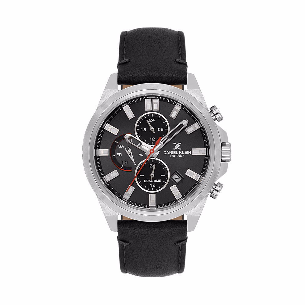Daniel Klein Exclusive - Ceas Barbatesc Quartz Negru DK.1.14244-2