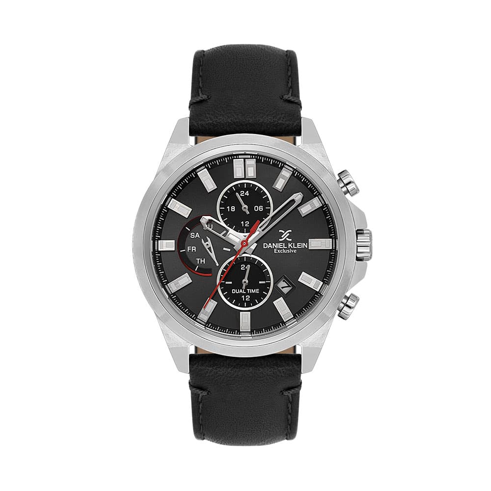 Daniel Klein Exclusive - Ceas Barbatesc Quartz Negru DK.1.14244-2
