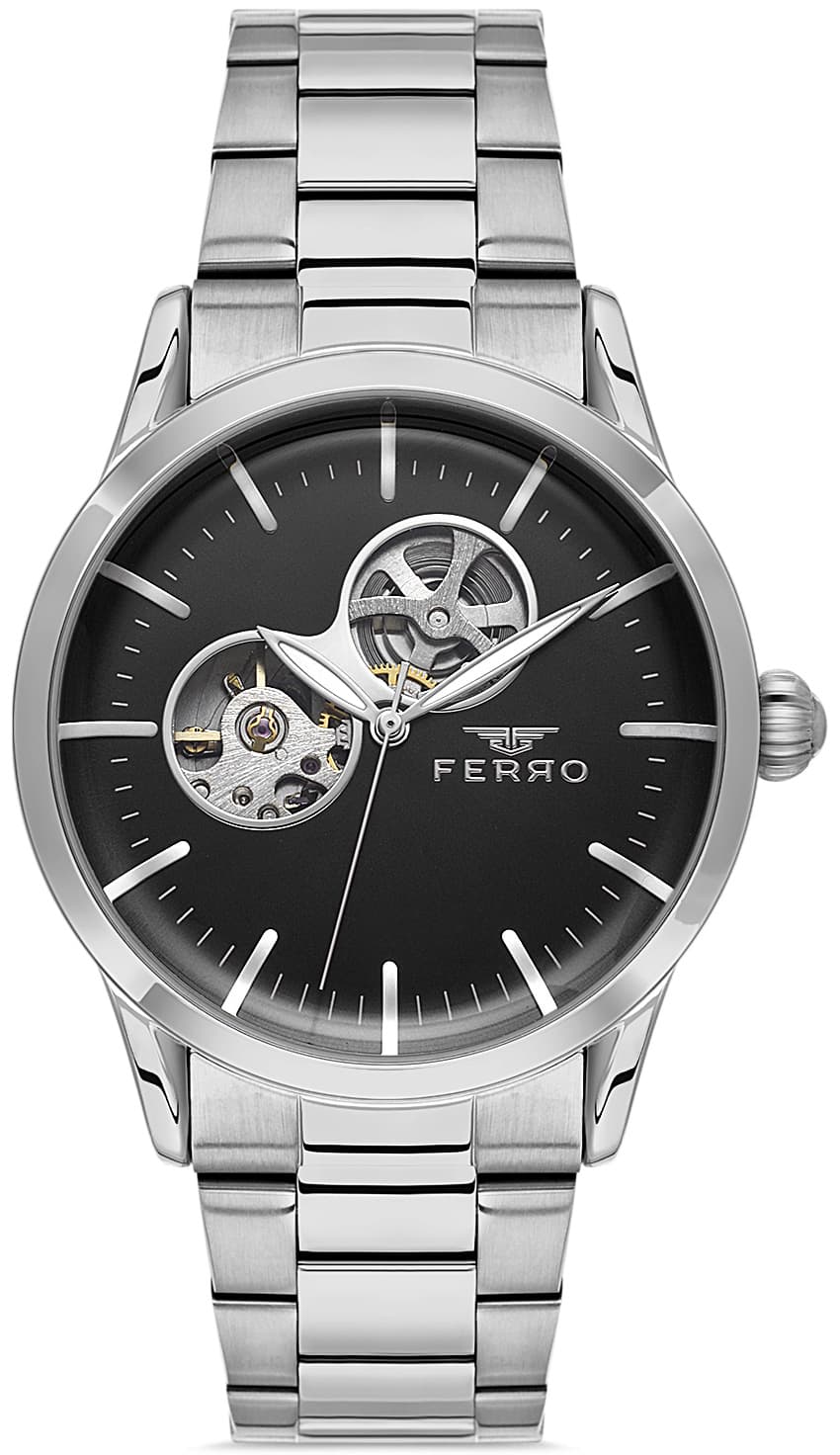 Мъжки часовник Ferro Open Heart - F31445A-A2