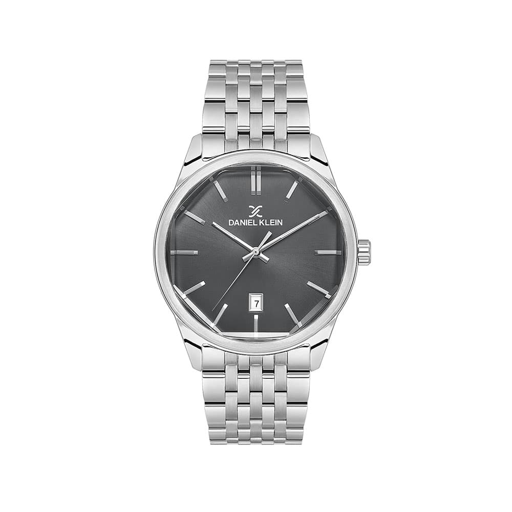 Daniel Klein Premium - Ceas Barbatesc Quartz Argintiu DK.1.14144.2