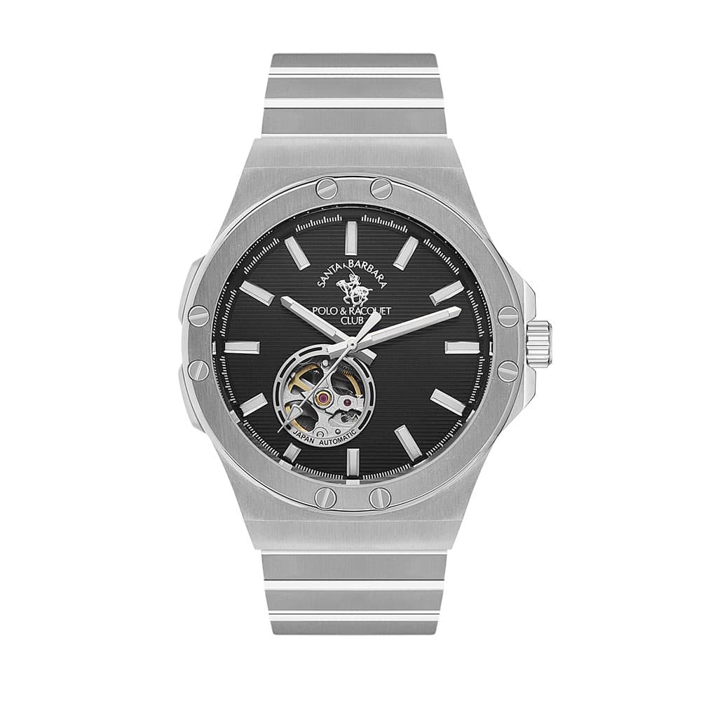 Santa Barbara Polo Luxury - Ceas Barbatesc Automatic Argintiu SB.1.10501.2