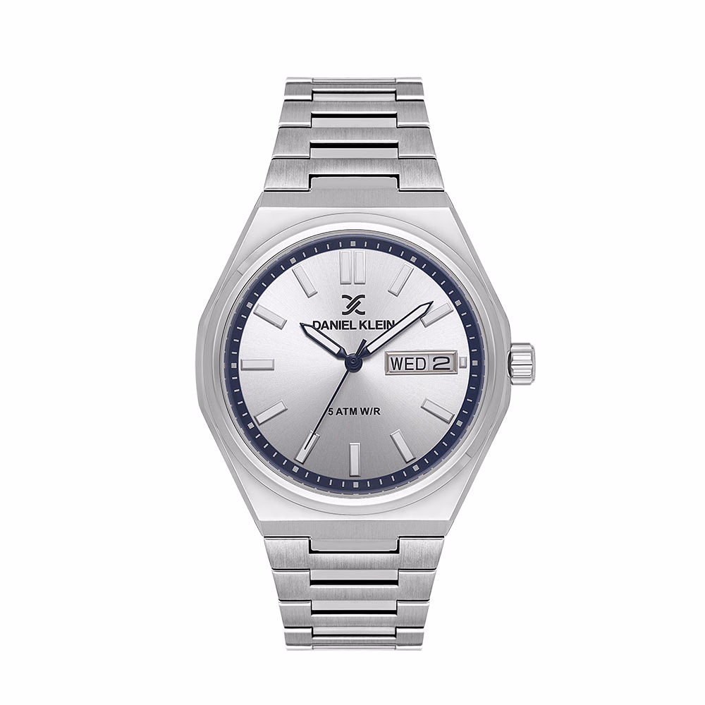 Daniel Klein Premium - Ceas Barbatesc Quartz Argintiu DK.1.14150.1