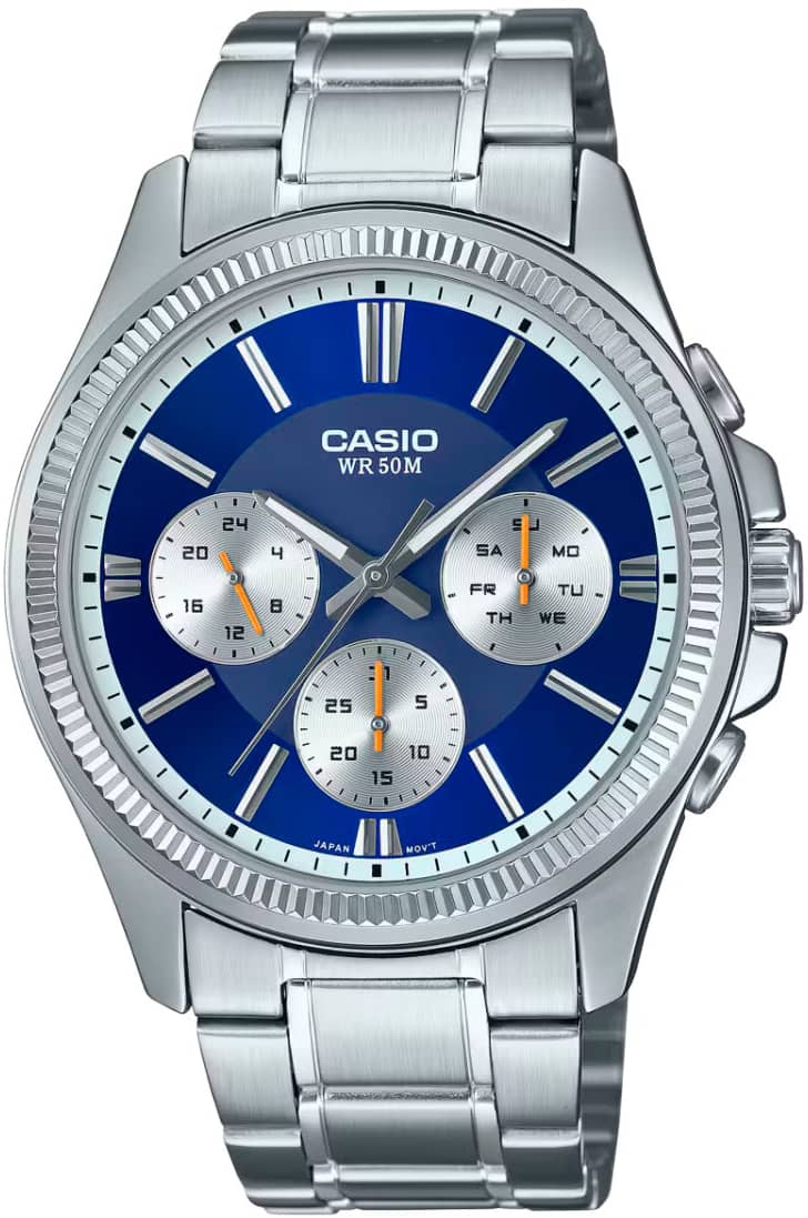 Мъжки аналогов часовник Casio Multi-Dial - Casio Collection - MTP-1375D-2A1VDF