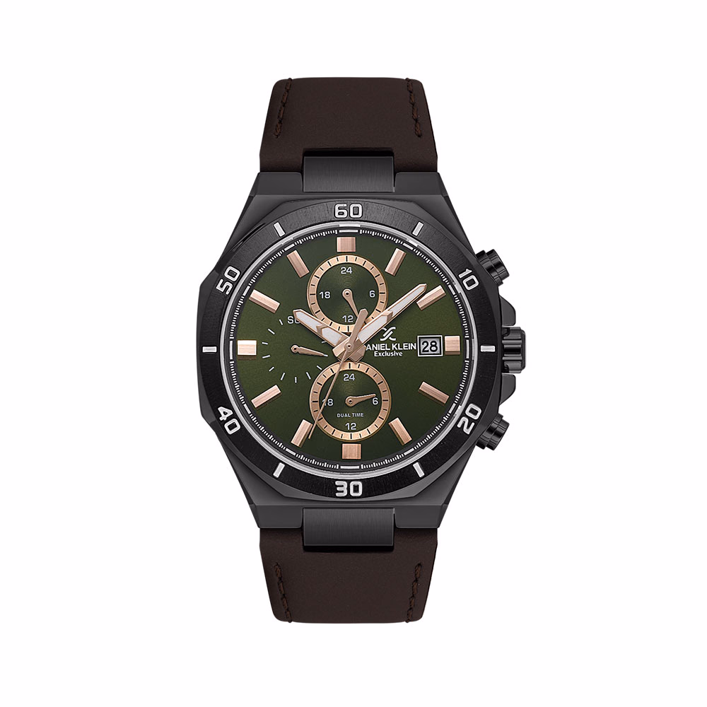 Daniel Klein Exclusive - Ceas Barbatesc Quartz Cafeniu DK.1.14003.4