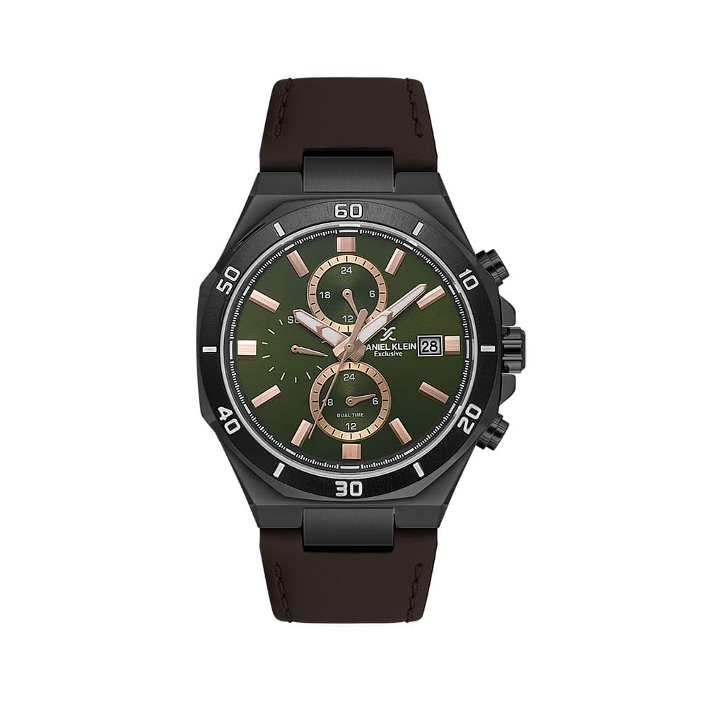 Daniel Klein Exclusive - Ceas Barbatesc Quartz Cafeniu DK.1.14003.4