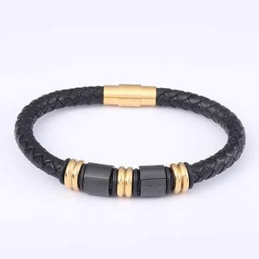 Bratara Inox Neagra Thia Jewelry S. Steel Barbati