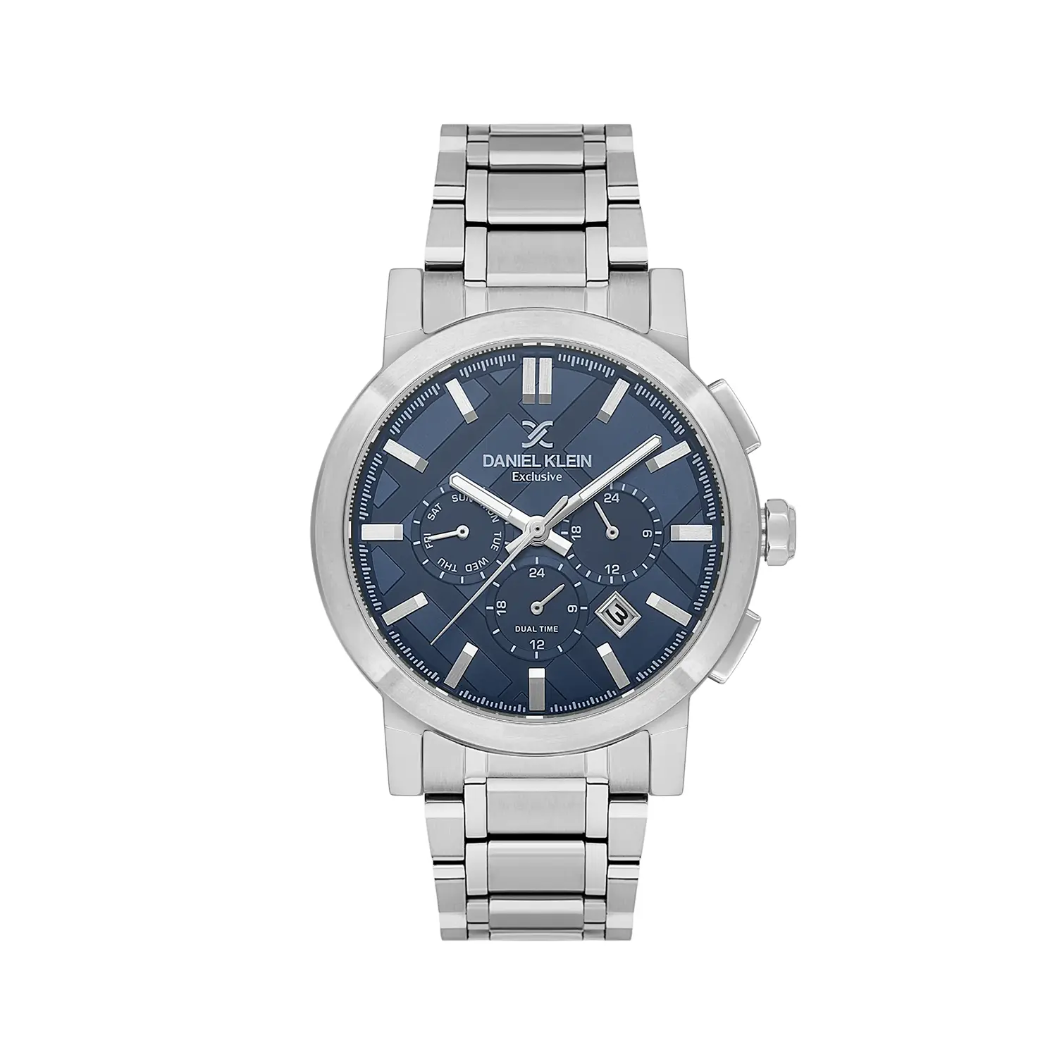 Daniel Klein Exclusive - Ceas Barbatesc Quartz Argintiu DK.1.14352-3