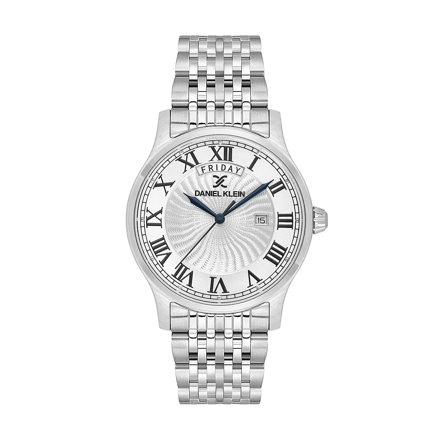 Daniel Klein Premium - Ceas Barbatesc Quartz Argintiu DK.1.14335-1