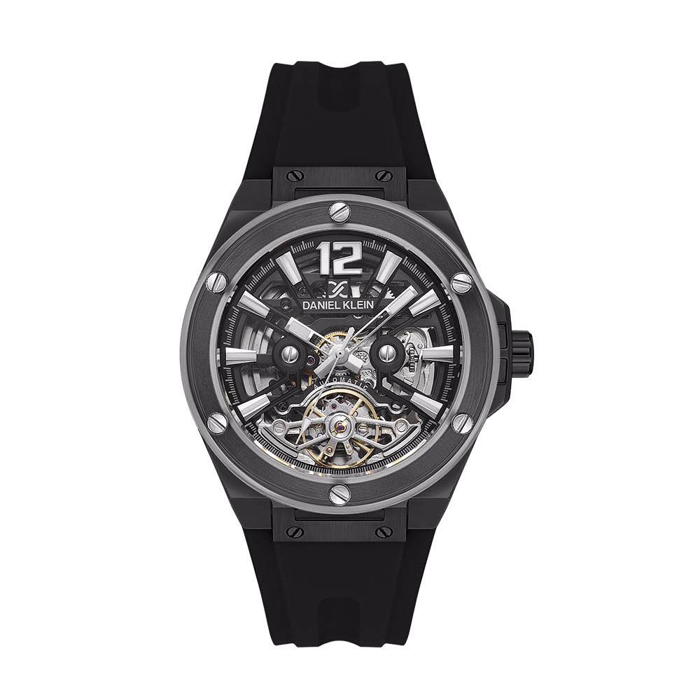 Daniel Klein Skeleton - Ceas Barbatesc Automatic Negru DK.1.13888.5