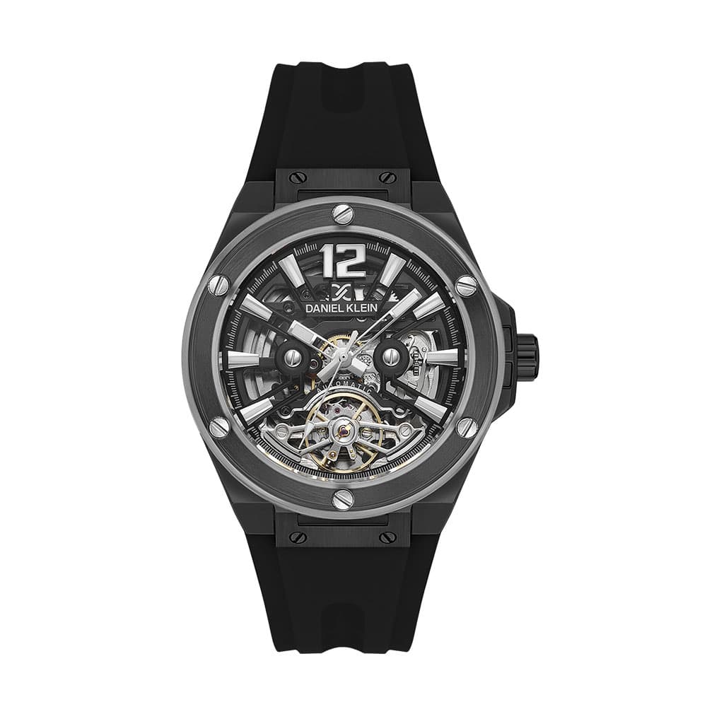 Daniel Klein Skeleton - Ceas Barbatesc Automatic Negru DK.1.13888.5