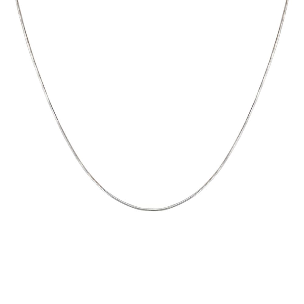 Lant argint simplu 50 cm Lia