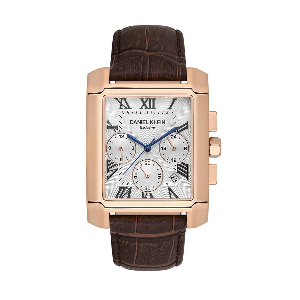 Daniel Klein Exclusive - Ceas Barbatesc Quartz Cafeniu DK.1.13748.5