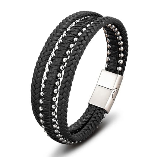 Bratara Inox Neagra Thia Jewelry S. Steel Barbati