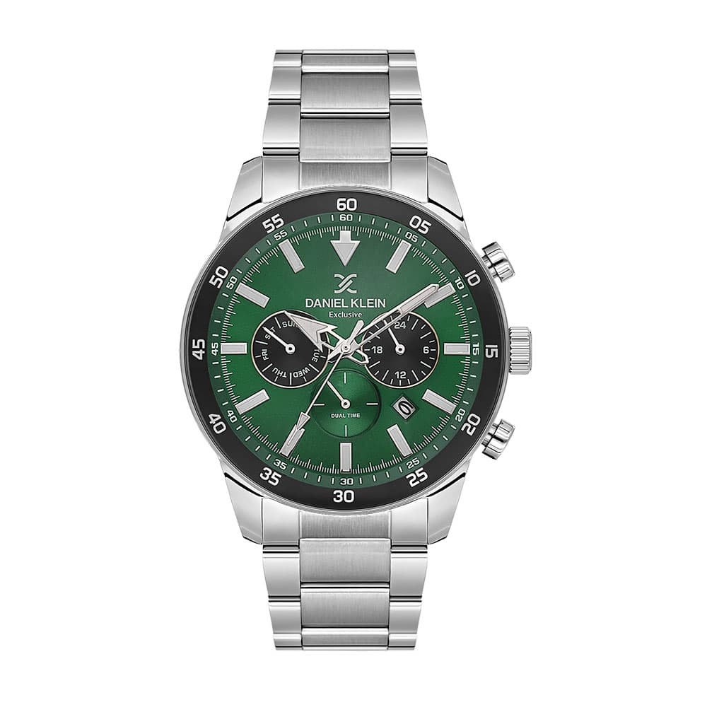 Daniel Klein Exclusive - Ceas Barbatesc Quartz Argintiu DK.1.14256-3