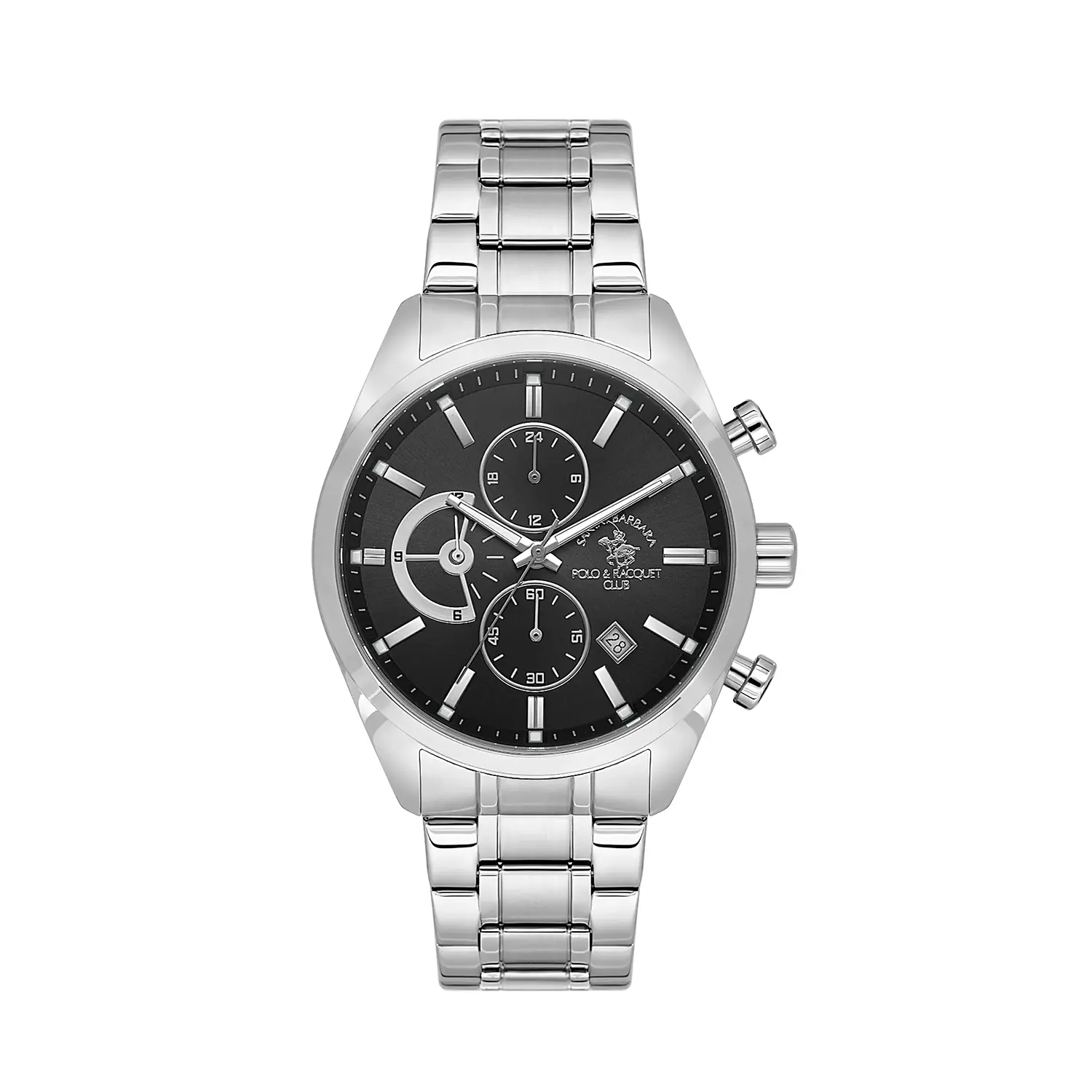 Santa Barbara Polo Legend - Ceas Barbatesc Quartz Argintiu SB.4.10051-2
