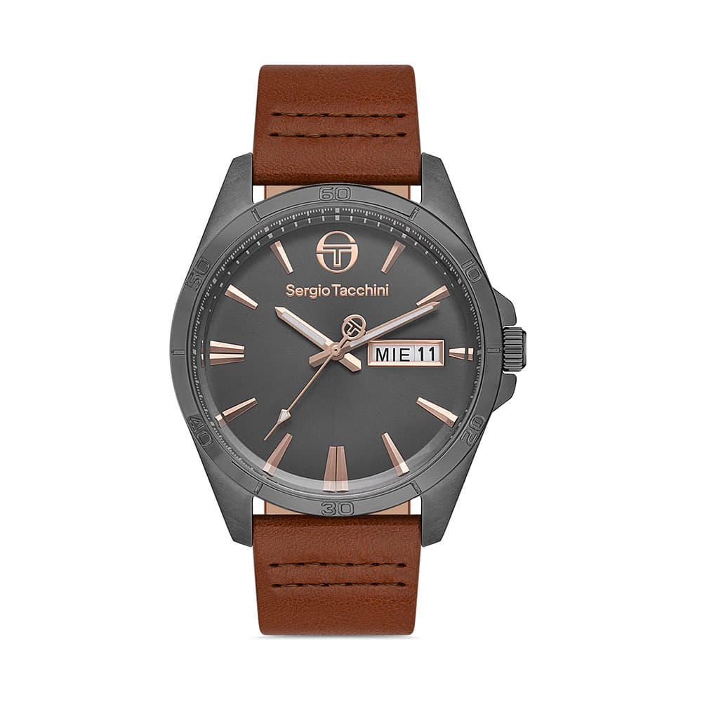 Sergio Tacchini Coastlife - Ceas Barbatesc Quartz Cafeniu ST.1.10203.3