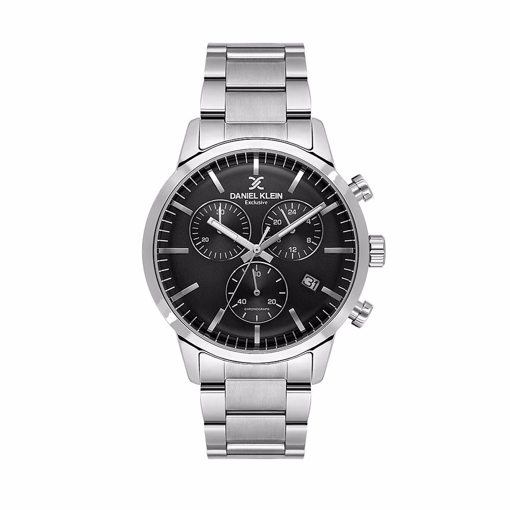 Daniel Klein Exclusive - Ceas Barbatesc Quartz Argintiu DK.1.14238-2