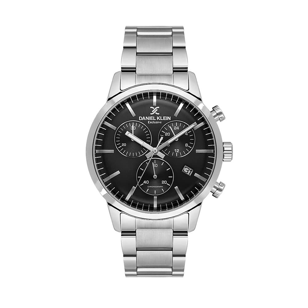 Daniel Klein Exclusive - Ceas Barbatesc Quartz Argintiu DK.1.14238-2