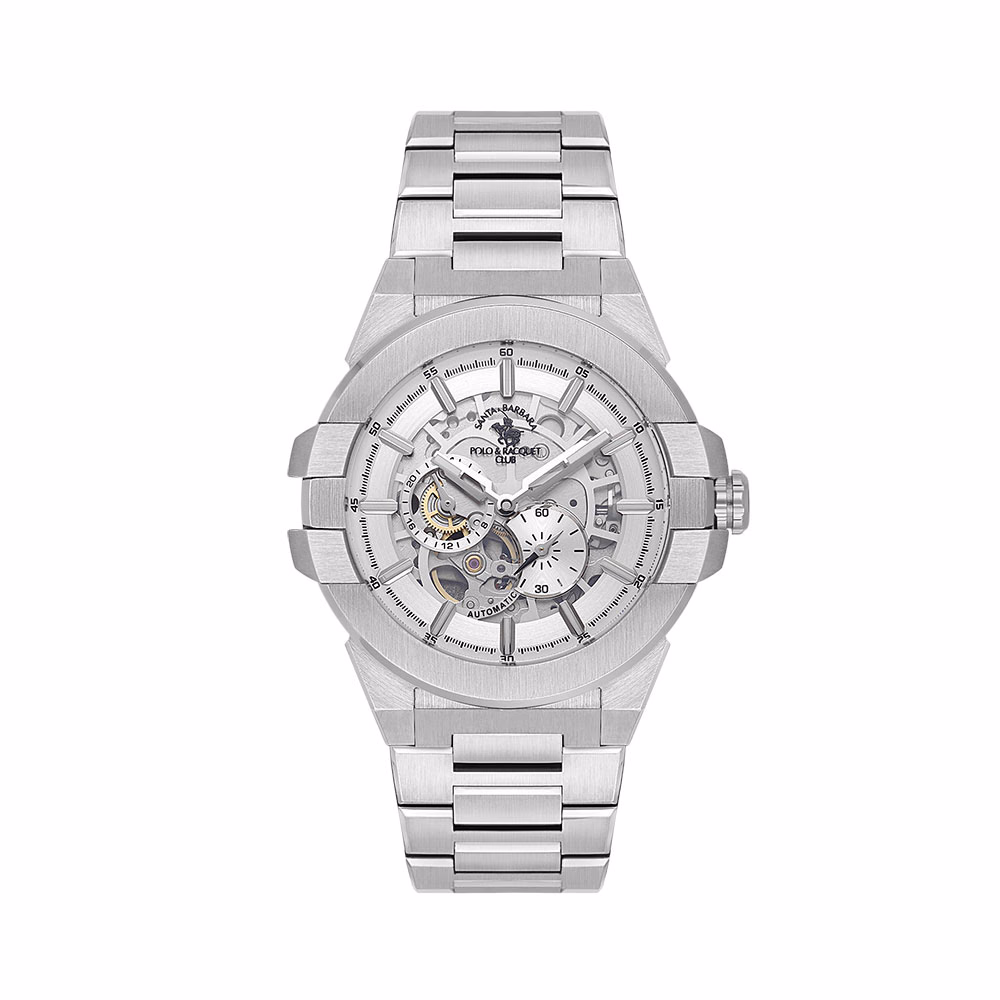 Santa Barbara Polo Legend - Ceas Barbatesc Automatic Argintiu SB.1.10636.1