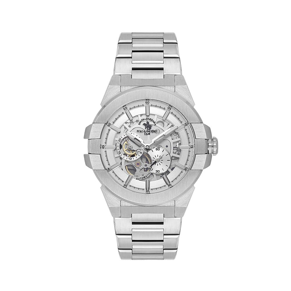 Santa Barbara Polo Legend - Ceas Barbatesc Automatic Argintiu SB.1.10636.1