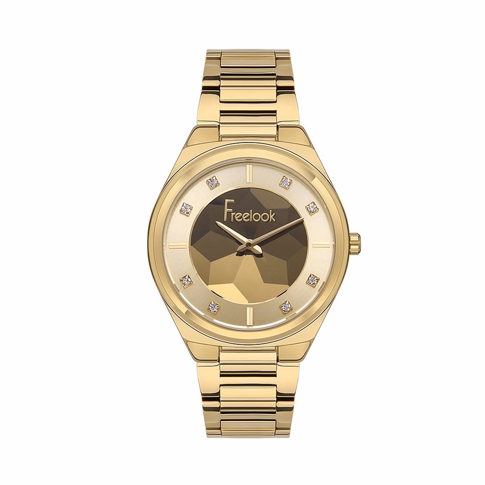 Freelook Eiffel - Ceas Dama Quartz Auriu FL.1.10379.3