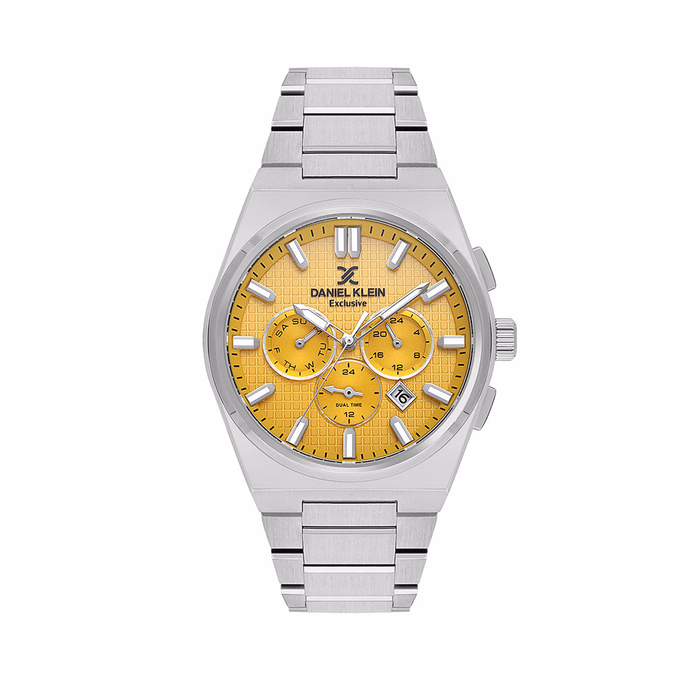 Daniel Klein Exclusive - Ceas Barbatesc Quartz Argintiu DK.1.13981.5