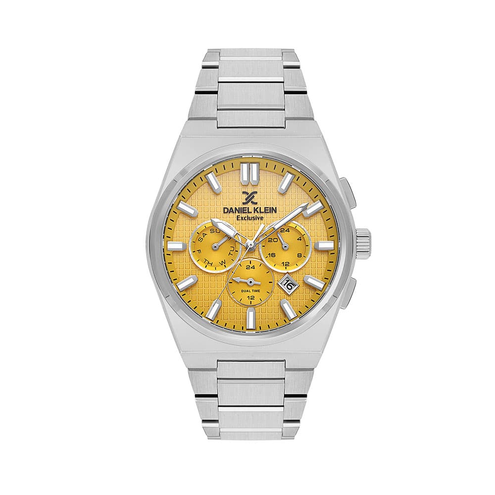 Daniel Klein Exclusive - Ceas Barbatesc Quartz Argintiu DK.1.13981.5