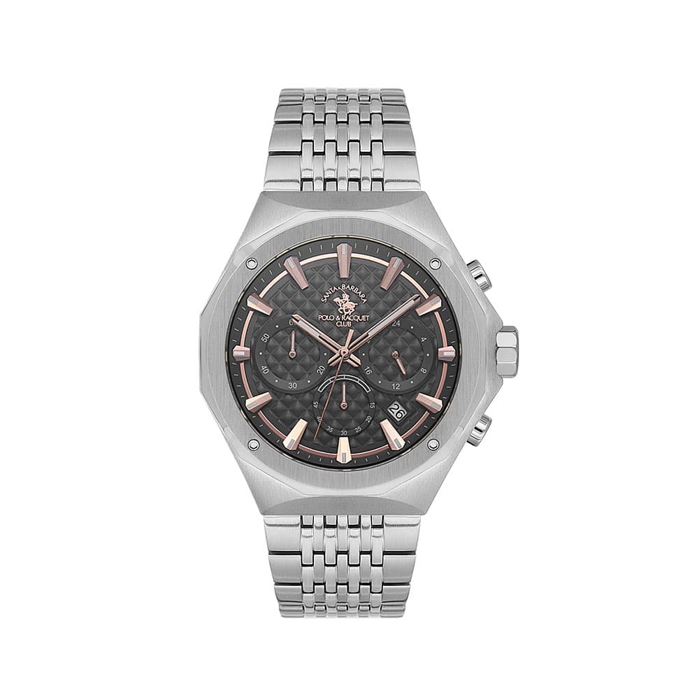 Santa Barbara Polo Legend - Ceas Barbatesc Quartz Argintiu SB.5.10005.3