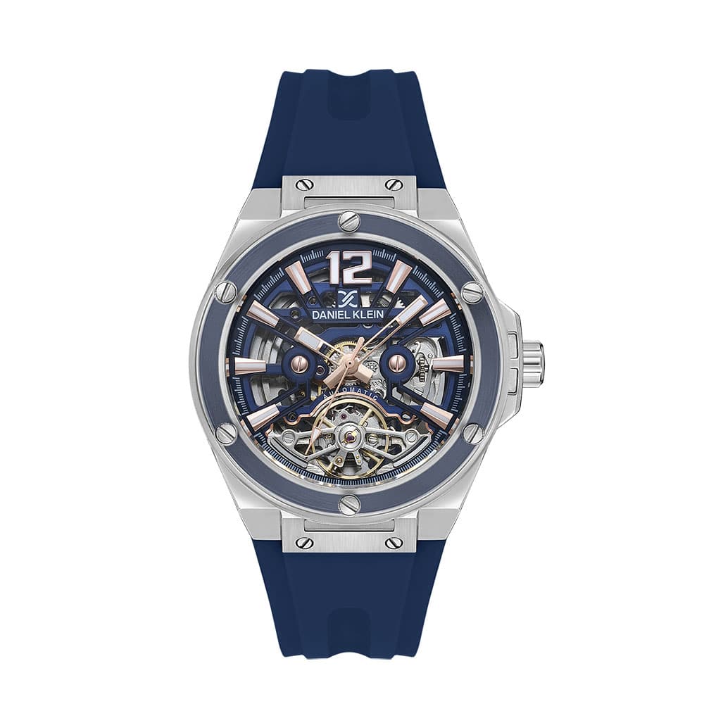 Daniel Klein Skeleton - Ceas Barbatesc Automatic Bleumarin DK.1.13888.2