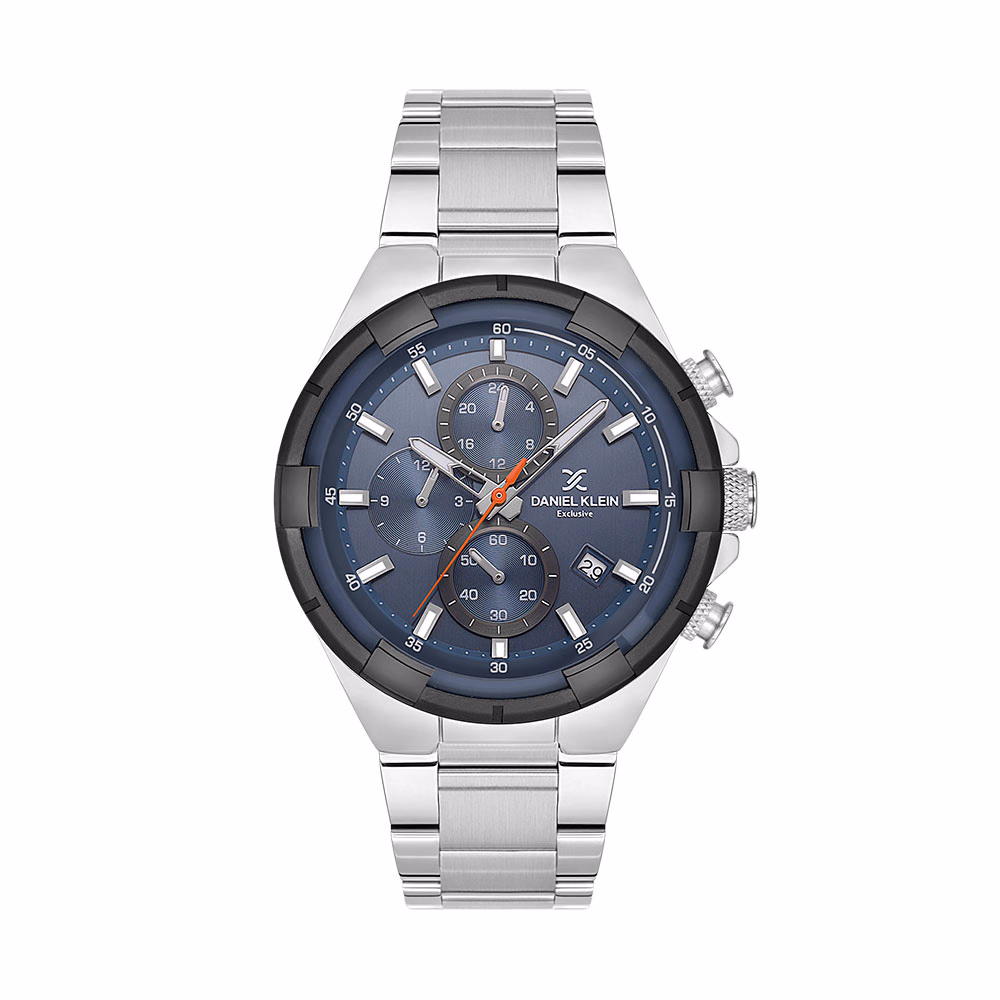 Daniel Klein Exclusive - Ceas Barbatesc Quartz Argintiu DK.1.13804.3