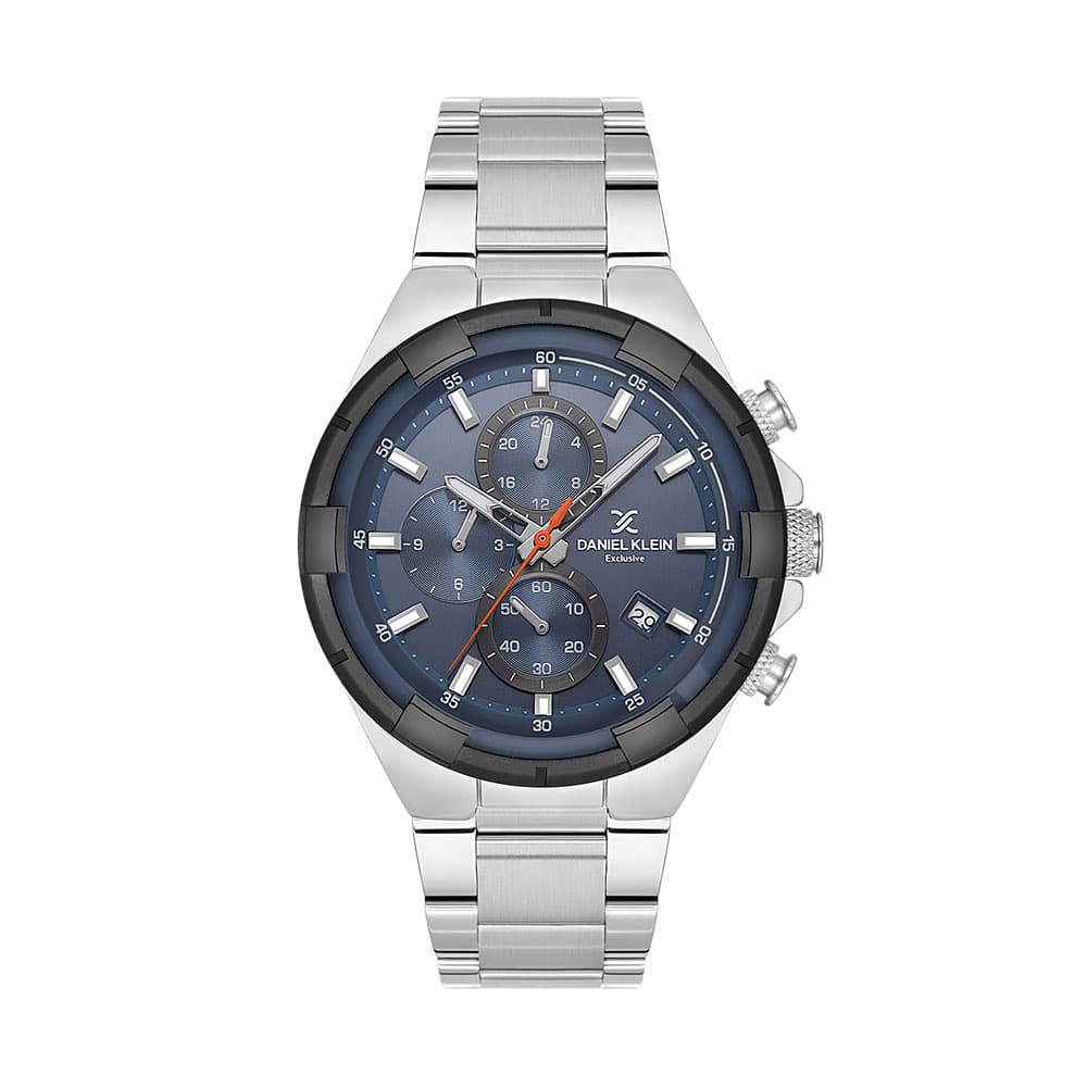 Daniel Klein Exclusive - Ceas Barbatesc Quartz Argintiu DK.1.13804.3
