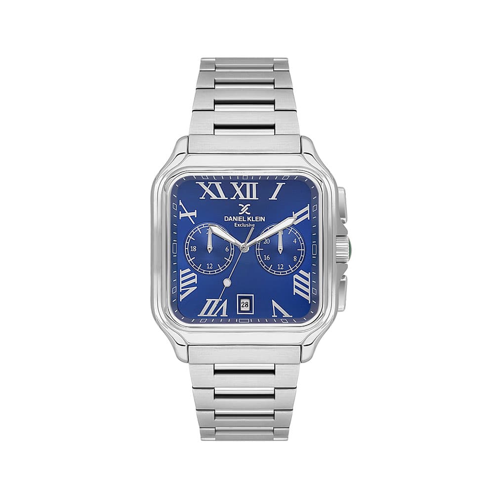 Daniel Klein Exclusive - Ceas Barbatesc Quartz Argintiu DK.1.14041.3