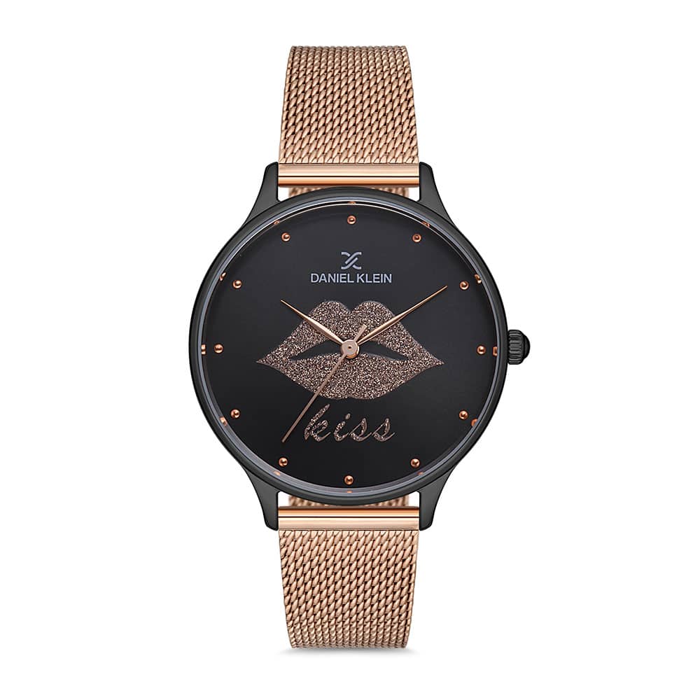 Daniel Klein Trendy - Ceas Dama Quartz Auriu Rose DK.1.12700.4