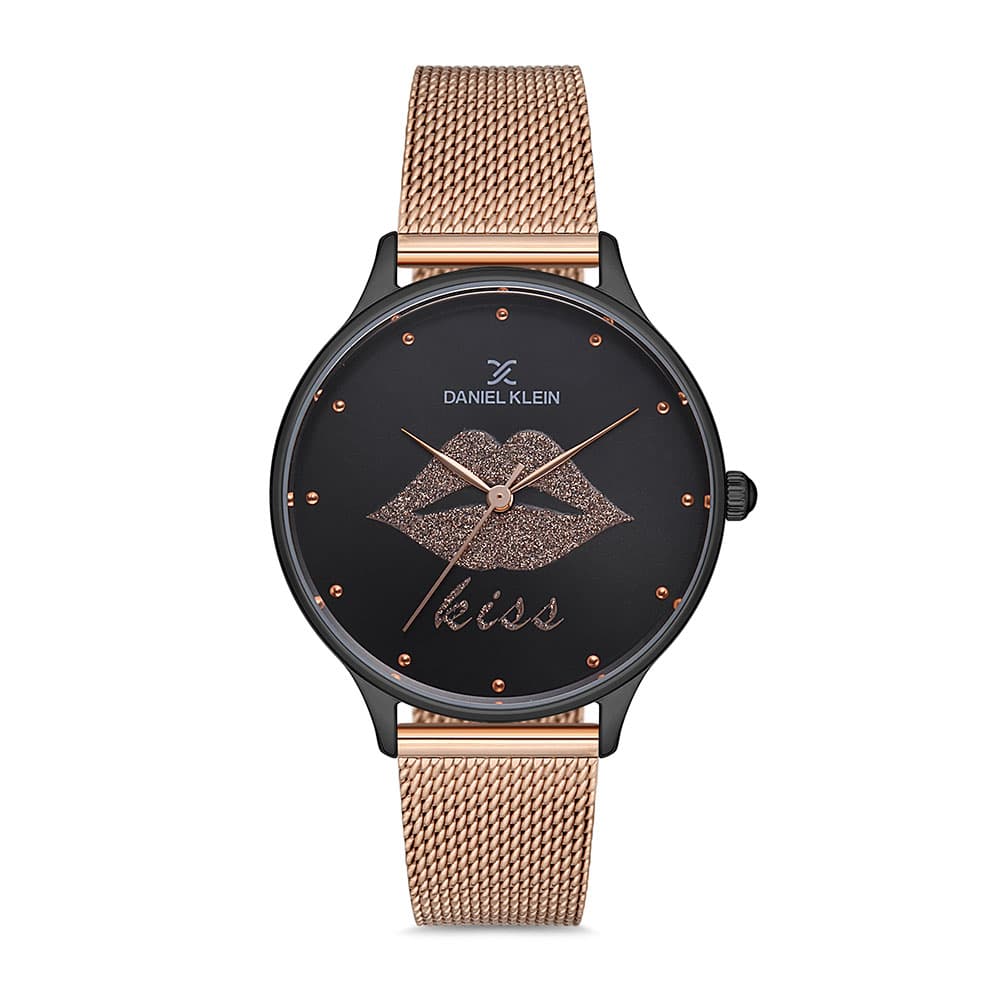 Daniel Klein Trendy - Ceas Dama Quartz Auriu Rose DK.1.12700.4