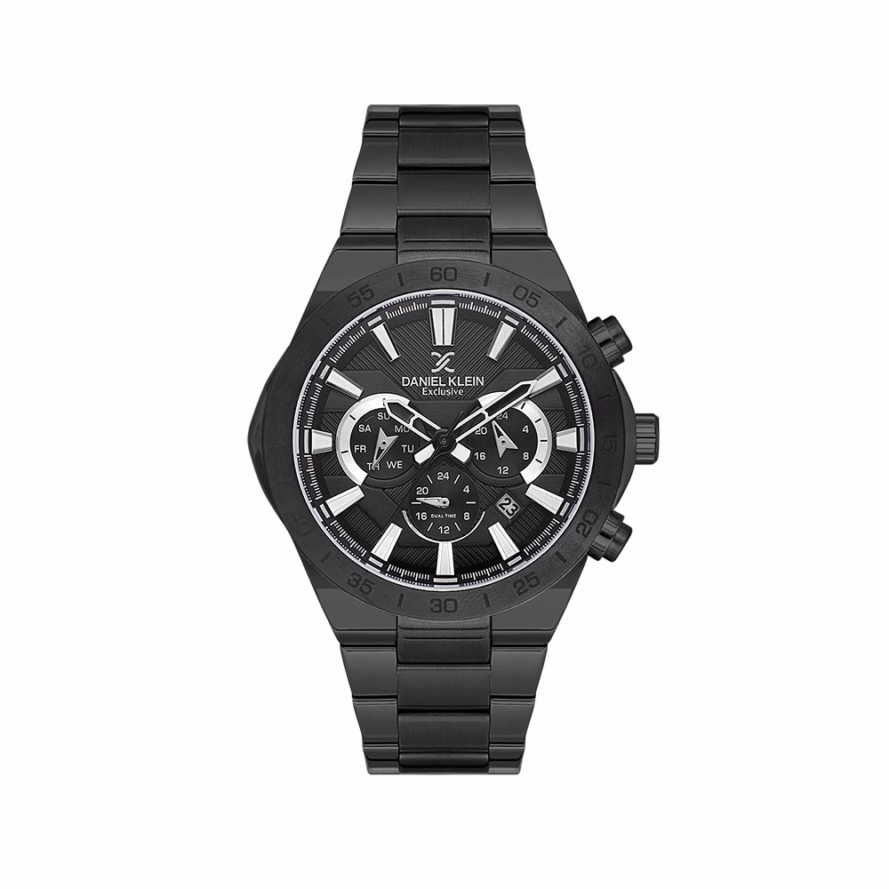 Daniel Klein Exclusive - Ceas Barbatesc Quartz Negru DK.1.14253-4