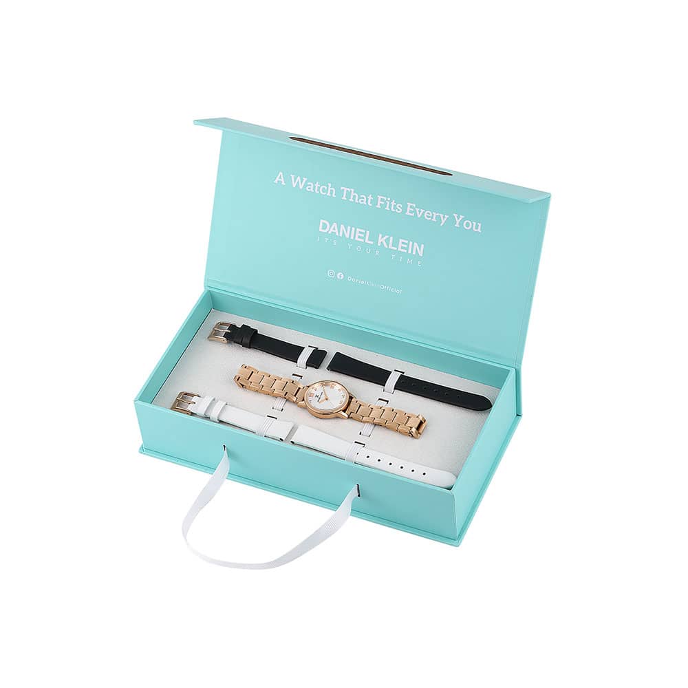 Daniel Klein Watch Match - Ceas Dama Quartz Auriu Rose DK.1.13773.4