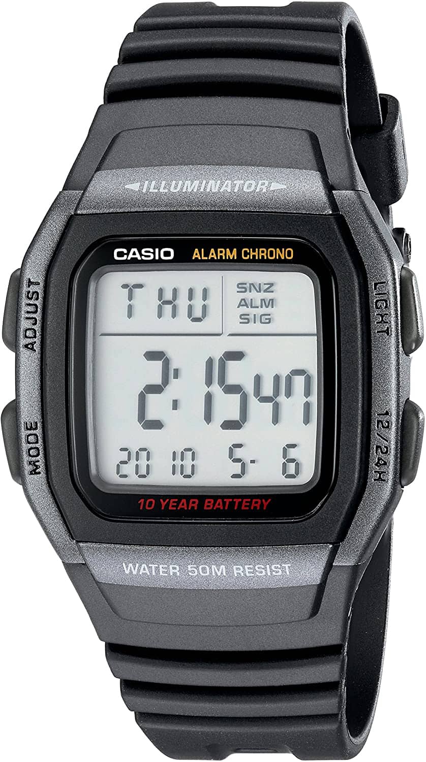 Мъжки дигитален часовник Casio - Casio Collection - W-96H-1BVDF