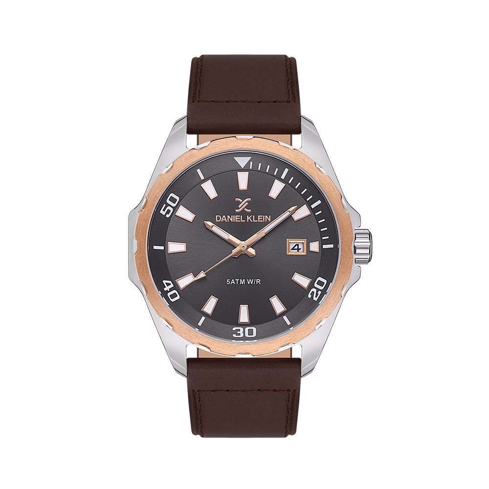 Daniel Klein Premium - Ceas Barbatesc Quartz Cafeniu DK.1.13653.3